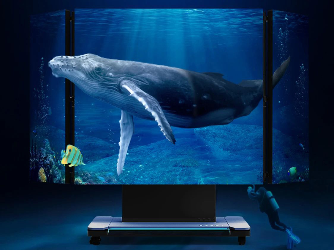 德赢VWIN全新一代3D折叠屏首秀北京教育装备展，，，，，，，开启智慧教育多维交互时代